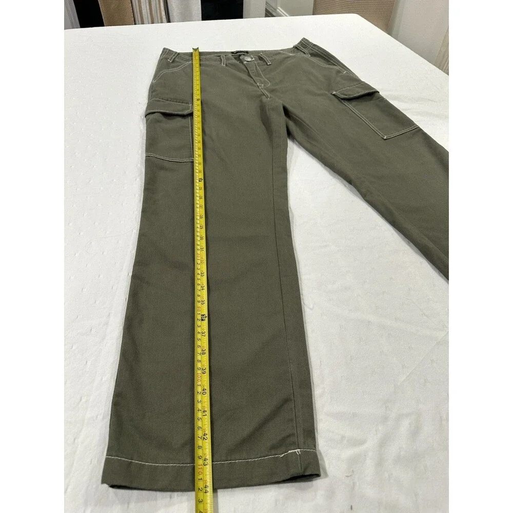 True Religion Men's Baggy Cargo Pants Kalamata Green Style 108335 Size 33